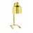 Heat Retaining Lamp with Pedestal Single Arm, brass